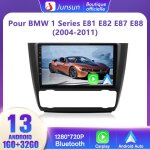 Junsun autoradio android 13 pour bmw 1 series e81 e82 e87 e88 2004 - 2011 1go + 32go 9 �cran tactile ...