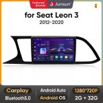 Junsun autoradio android 13 carplay voiture bluetooth pour seat leon mk3 2012 - 2020 wifi 2g + 32g 9 ...