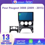 Junsun autoradio android 13 pour peugeot 3008 / 5008 (2009 - 2016) avec 1go + 32go 9 Écran tactile gps ... Junsun autoradio android 13 pour peugeot 3008 / 5008 (2009 - 2016) avec 1go + 32go 9 Écran tactile gps ...