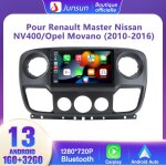 Junsun autoradio android 13 pour renault master nissan nv400 / opel movano (2010 - 2016) 1go + 32go 10écran ... Junsun autoradio android 13 pour renault master nissan nv400 / opel movano (2010 - 2016) 1go + 32go 10écran ...