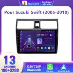 Junsun autoradio android 13 pour suzuki swift (2005 - 2010) 1go + 32go 10écran tactile carplay gps wifi ... Junsun autoradio android 13 pour suzuki swift (2005 - 2010) 1go + 32go 10écran tactile carplay gps wifi ...