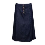 Jupe denim brut mi - longue jaina femme la petite etoile