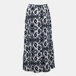 Jupe imprim� �thnique taille haute femme vero moda