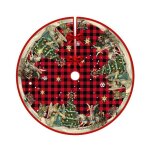 Jupe de sapin de nol de 90 cm de diamtretapis de sapin de nol artisanaltabliers de fond de sapin de ...