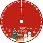 Jupe de sapin de nol de 90 cm de diamtretapis de sapin de nol artisanaltabliers de fond de sapin de ...