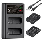 K&f concept en - el14 chargeur de batterie pour appareil photo nikon d3500 d5600 d3200 d3300 d3400 d5500 ...
