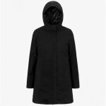 K - way - mathiel bonded padded - parka mi - longue pour femme - at0 black pure - 7 / m