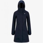 K - way - stephy bonded - parka mi - longue pour femme - a2b blue depht - blue depht - 6 / l