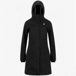 K - way - stephy bonded - parka mi - longue pour femme - a3c black pure - 5 / xl