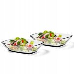 Kadax lot de 2 saladiers en verre - 230 ml - passe au lave - vaisselle - pour repas et f�tes - 143 x ...