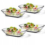 Kadax lot de 4 saladiers en verre - 230 ml - passe au lave - vaisselle - pour repas et fêtes - 143 x ... Kadax lot de 4 saladiers en verre - 230 ml - passe au lave - vaisselle - pour repas et fêtes - 143 x ...