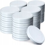 Kadax lot de 50 couvercles  vis fi89 mm en mtal pour bocaux de 1700 ml couvercles torsads avec 6 dents ...