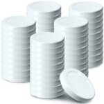 Kadax 50x bouchons pour bocaux bouteilles fi 43 couvercles capsules de bouteilles blanc