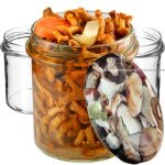 Kadax 50x pot bocaux 350ml verre pour conserves confiture miel avec bouchons  vis fi82