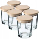 Kadax lot de 6 bols en verre transparent de qualit� sup�rieure pour glace sauces desserts (6 x 245 ml ...