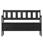 Kadax banc de jardin en bois avec dossier 120cm avec box terrasse balcon anthracite Kadax banc de jardin en bois avec dossier 120cm avec box terrasse balcon anthracite