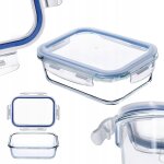 Kadax boîte en verre avec clips de fermeture pour conservation alimentaire couvercle hermétique (rectangulaire ... Kadax boîte en verre avec clips de fermeture pour conservation alimentaire couvercle hermétique (rectangulaire ...