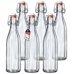 Kadax bouteille en verre de 1l avec bouchon hermtique pour la conservation des boissons parfaite pour ...