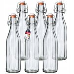 Kadax bouteille en verre de 750ml avec bouchon hermtique pour la conservation des boissons parfaite ...