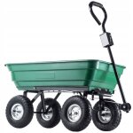 Kadax brouette chariot de transport de jardin benne 300kg remorque de brouette forte