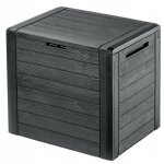 Kadax coffre de balcon de jardin 140l pour balcon de jardin terrasse marron Kadax coffre de balcon de jardin 140l pour balcon de jardin terrasse marron