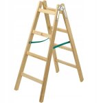 Kadax escabeau pliable en bois �chelle � structure robuste et s�curis�e con�ue pour un acc�s confortable ...