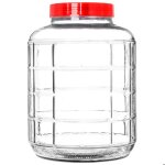 Kadax grand bocal de fermentation en verre avec couvercle contenant pour la pr�servation des aliments ...