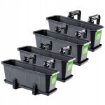 Kadax lot de jardinières pour balcon en plastique - jardinière pour fleurs et herbes - pour balcon - ... Kadax lot de jardinières pour balcon en plastique - jardinière pour fleurs et herbes - pour balcon - ...