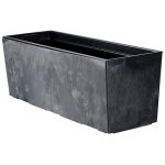 Kadax jardinière en plastique avec insert jardinière de balcon résistante aux intempéries rectangulaire ... Kadax jardinière en plastique avec insert jardinière de balcon résistante aux intempéries rectangulaire ...