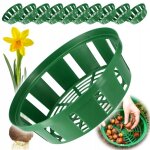 Kadax panier � bulbes 22cm 10 pi�ces vert plastique r�sistant