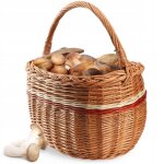 Kadax panier en osier panier  champignons shopping pique - nique fruits en osier grand eco