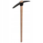 Kadax pioche pointue avec manche en bois pioche en acier durable pioche  double tte pioche universelle ...