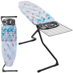 Kadax planche à repasser 120 x 42 cm table à repasser pliable avec housse en coton support de fer (bleu) ... Kadax planche à repasser 120 x 42 cm table à repasser pliable avec housse en coton support de fer (bleu) ...