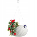 Kadax pot suspendu avec cha�ne et crochet pot de fleurs suspendu pour plantes grimpantes cache - pot ...