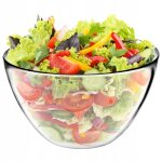 Saladier - kadax - ovale - verre transparent - 17 cm - durable et pratique