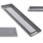 Kadax soucoupe pour pot de fleurs dessous de pot de fleurs soucoupe rectangulaire pour pots de fleurs ...