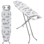 Kadax table à repasser pour centrale vapeur planche pliable avec housse en coton support de fer (114 ... Kadax table à repasser pour centrale vapeur planche pliable avec housse en coton support de fer (114 ...