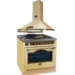 Cuisinière à gaz - kaiser - hge 93555 elfem - 90 cm - four électrique multifonctions - hotte 90 cm Cuisinière à gaz - kaiser - hge 93555 elfem - 90 cm - four électrique multifonctions - hotte 90 cm