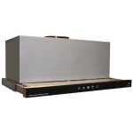 Hotte aspirante - kaiser - ea 644 eco - 60 cm - 910 m³ / h - acier inoxydable et verre noir Hotte aspirante - kaiser - ea 644 eco - 60 cm - 910 m³ / h - acier inoxydable et verre noir