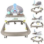 Kaki trotteur pliable pour b�b� gar�on fille 6 - 18 mois marcheur avec 4 hauteur r�glable 37 - 43cm musique ...