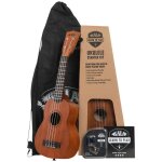 Kit dapprentissage ukull soprano - kala - learn to play - acajou - housse incluse - leons en ligne ...