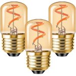 Kal - vintage e27 led ampoules 1. 5wampoules de veilleuse ambre dimmableedison spirale led filament ultra ...