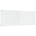 Kalisse crdence de cuisinefond de hotte - clear 110x40x0. 6 cm en verre tremp 90269