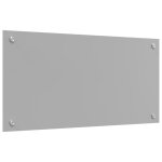 Kalisse clairage de crdence de cuisinefond de hotte - gris clair 80x40x06 cm en verre tremp 99110