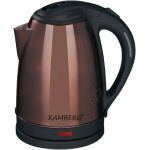 Kamberg - bouilloire lectrique inox 18 / 10 - 18 l - 1500 w - bronze - bullition rapide - 0008128