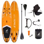 Kangui - stand up paddle gonflable sup avec siege kayak 335cm - maori