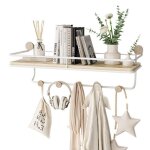 Kapanou porte - manteau derrière la porte - rangement pratique avec 9 crochets et 2 paniers pour la chambre ... Kapanou porte - manteau derrière la porte - rangement pratique avec 9 crochets et 2 paniers pour la chambre ...