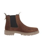 Kaporal - boots en cuir - marron foncé - marron - 44 - chaussures homme Kaporal - boots en cuir - marron foncé - marron - 44 - chaussures homme