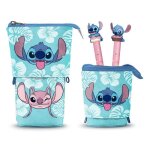 Karactermania lilo & stitch - trousse pop - up bleue avec 2 stylos bille effa�ables encre gel