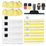 Pour karcher easyfix sc2 sc3 sc4 sc5 aspirateur tampon de nettoyage en microfibre housse tte de brosse ...